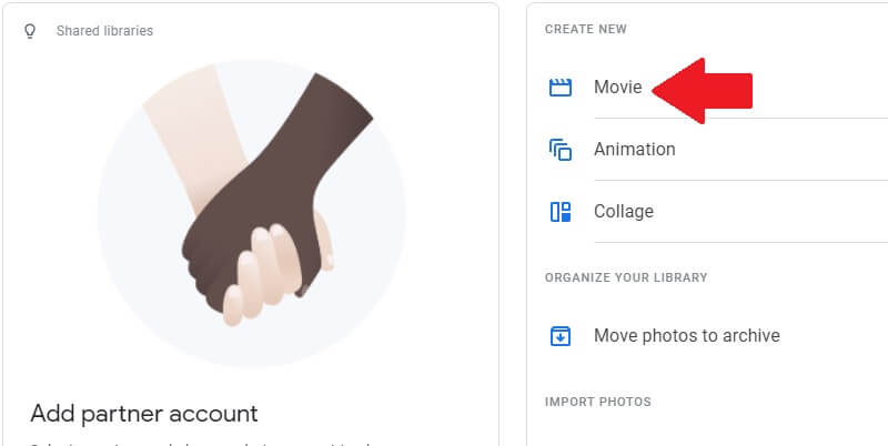 Google Fotos Film erstellen