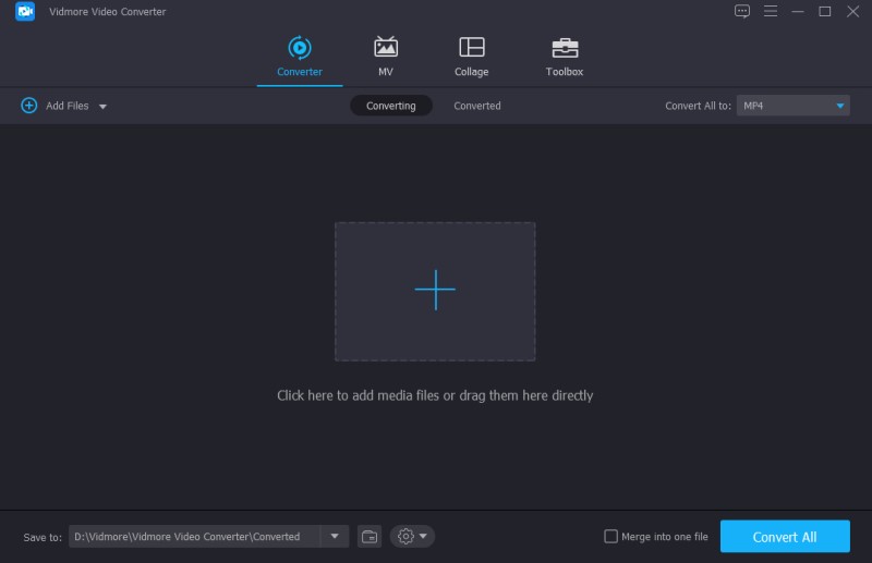 Benutzeroberfläche von Vidmore Video Converter