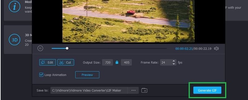Vidmore VC GIF erstellen