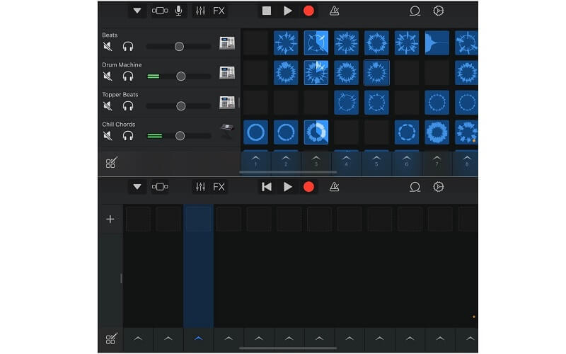 GarageBand Oberfläche MP3‑Cutter