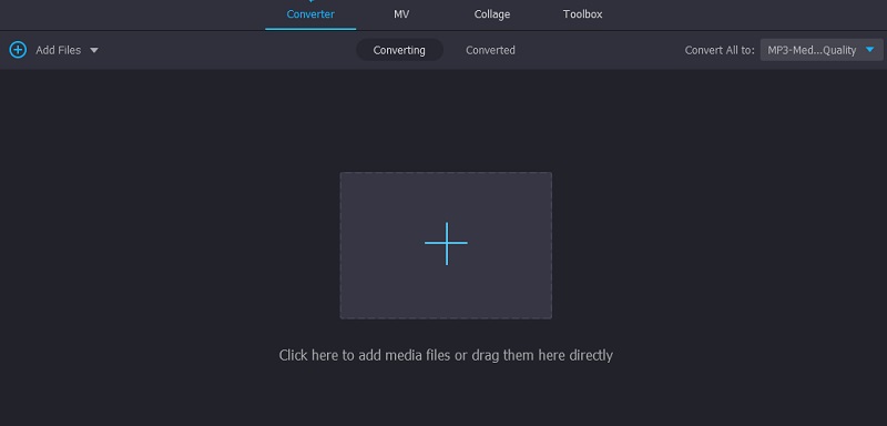 Vidmore Vc MPEG-Datei hinzufügen MPEG in MP3
