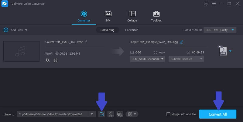 Vidmore Vc Convert WAV WAV To OGG