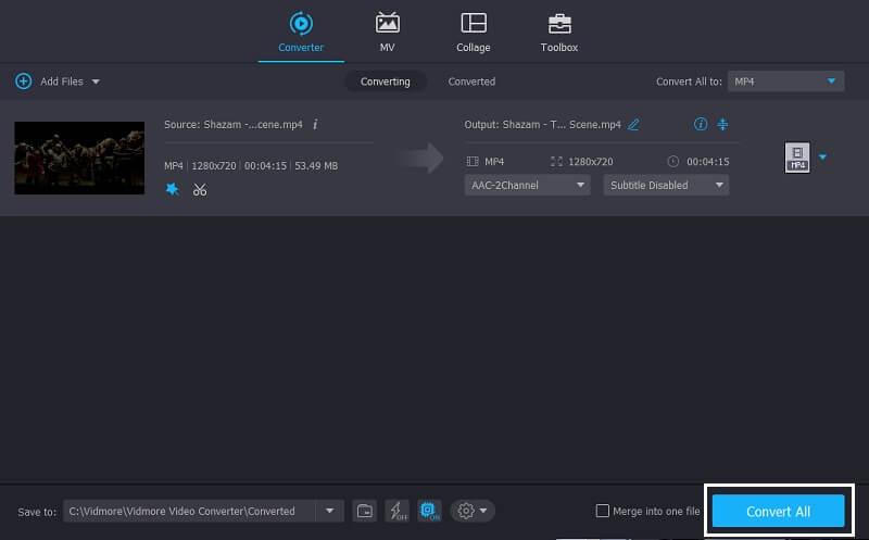Vidmore VC – Aufgenommenes Selfie‑Video spiegeln – Gespiegeltes Video konvertieren