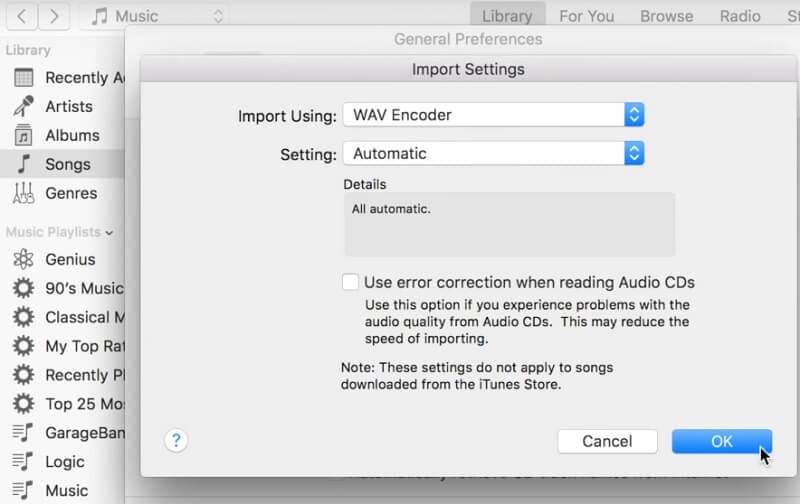 Mit iTunes konvertieren