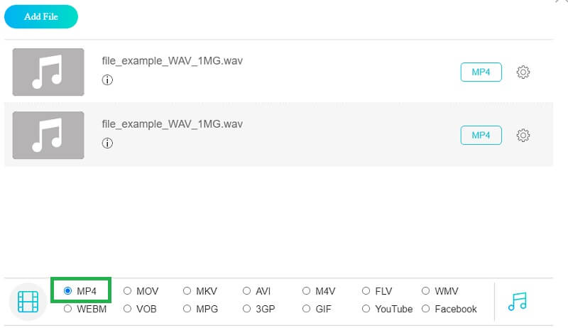 Free Video Converter Format auswählen