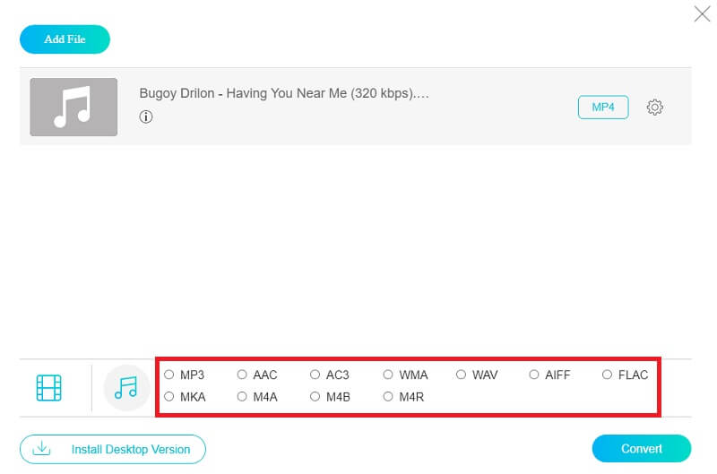 Online Vidmore Auswählen