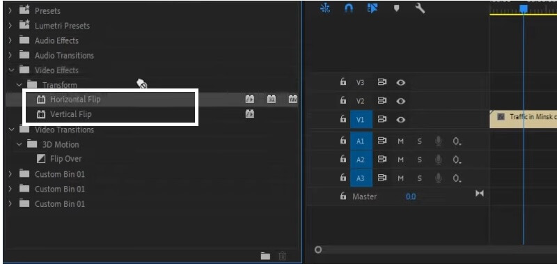 Premiere Einfaches Spiegeln