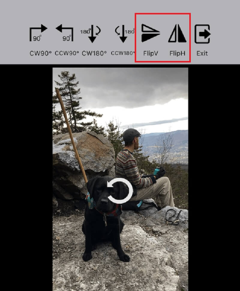 Vid drehen und spiegeln mit Vid Rotate Flip