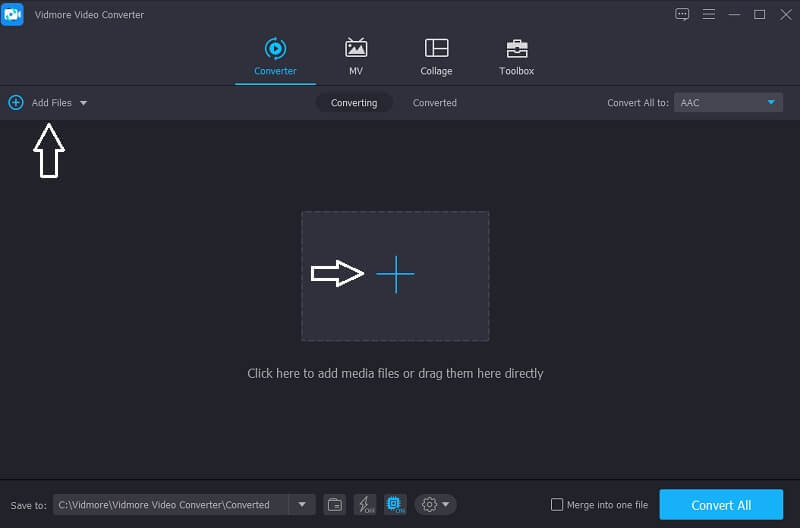 Vidmore Datei hinzufügen