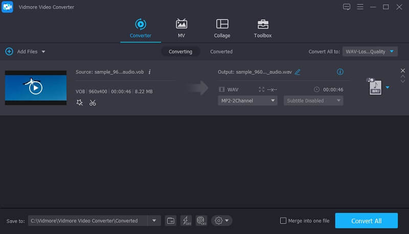 Konvertierung starten