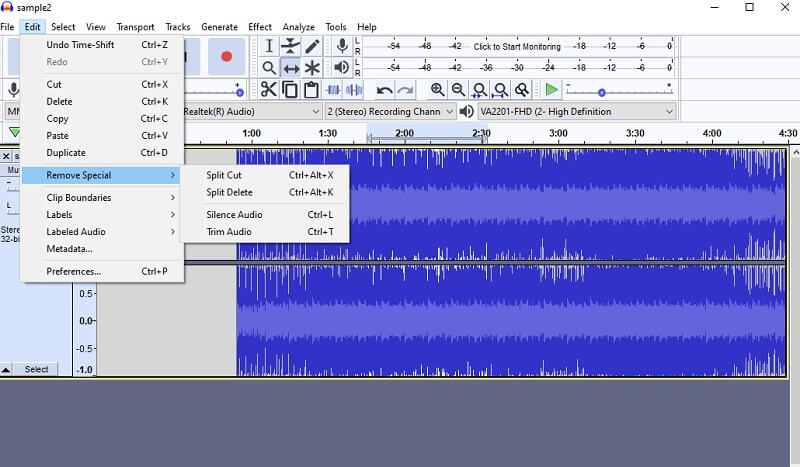 Audacity Audiodateien verbessern