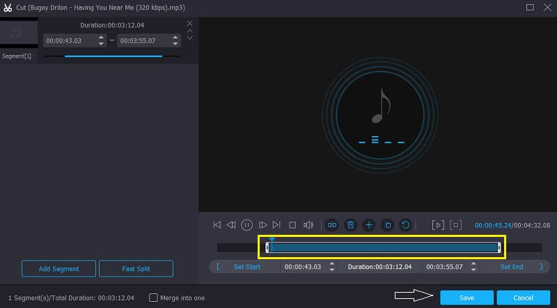 Datei schneiden Vidmore