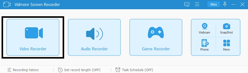 Zum Video Recorder von Vidmore wechseln