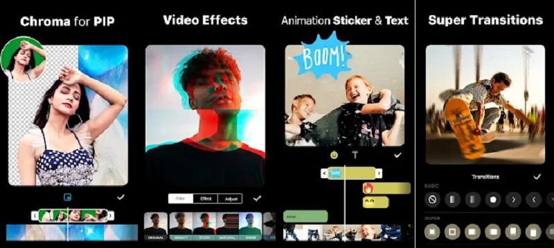 InShot‑Oberfläche