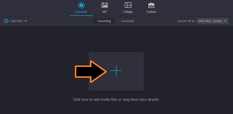 Vidmore AIFF-Audiodatei hinzufügen