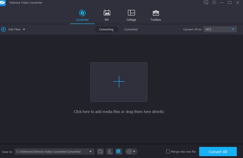 Vidmore M4A-Dateien hinzufügen