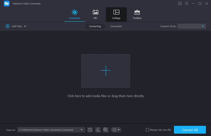 Vidmore M4V-Datei hinzufügen