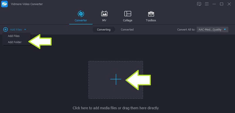 Vidmore Mediendatei hinzufügen