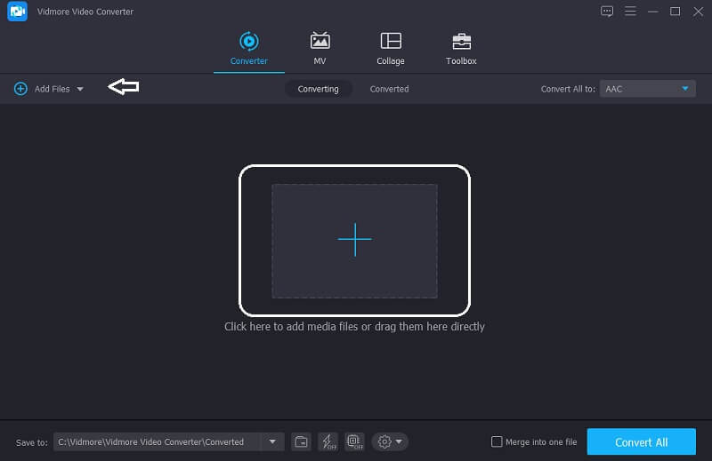 Vidmore OGG hinzufügen