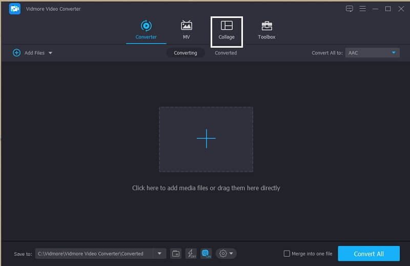 Vidmore Video hinzufügen