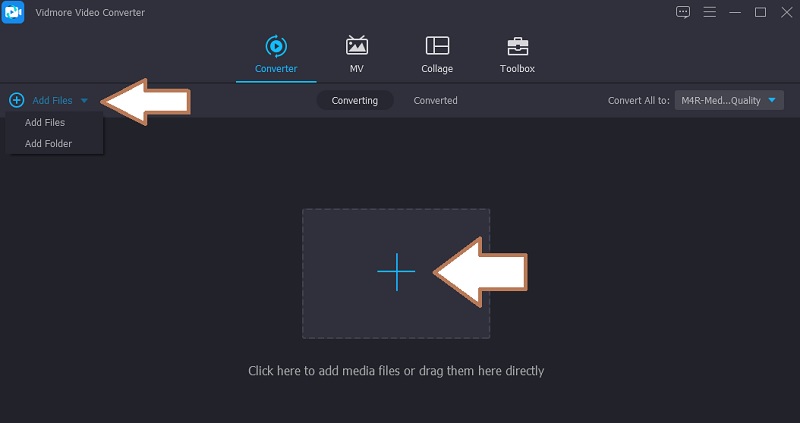 Vidmore fügt AAC-Datei hinzu