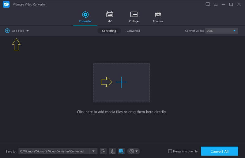 Vidmore fügt Dateien hinzu