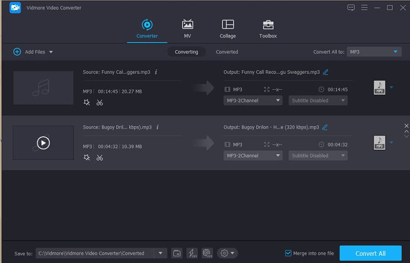 Vidmore MP3 konvertieren
