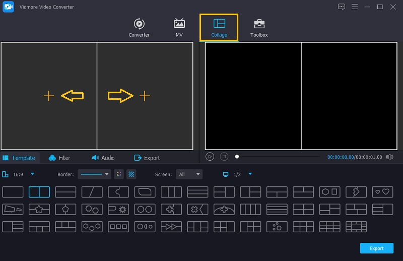 Vidmore – Hinzufügen
