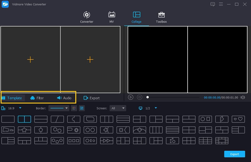 Vidmore – Bearbeiten