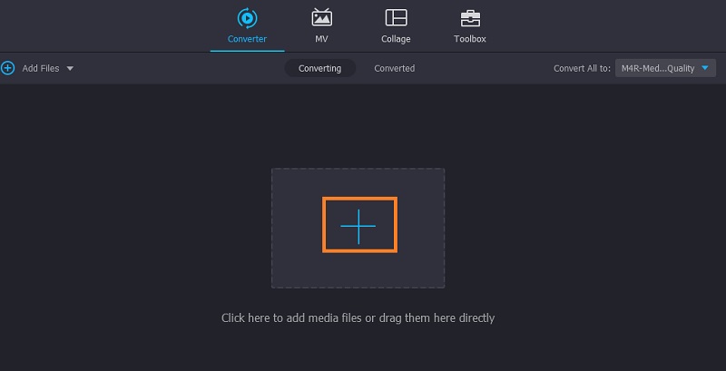 Vidmore AIFF-Datei hochladen