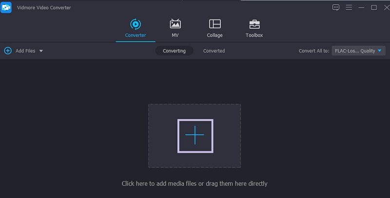 Vidmore VC FLAC-Datei hinzufügen