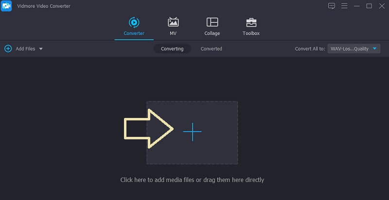 Vidmore AC M4A‑Datei hinzufügen