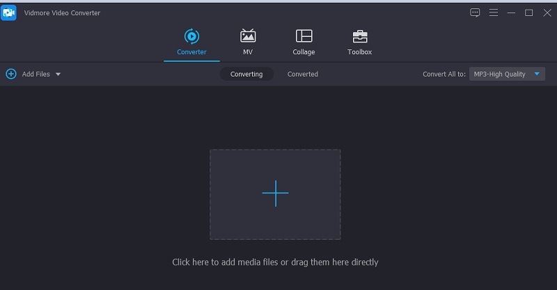 Vidmore VC – Mediendatei hinzufügen