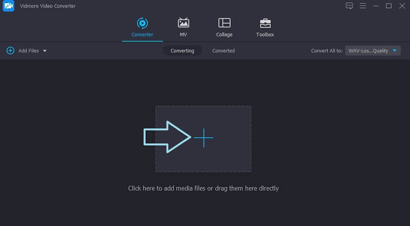 Vidmore VC WAV-Datei hinzufügen