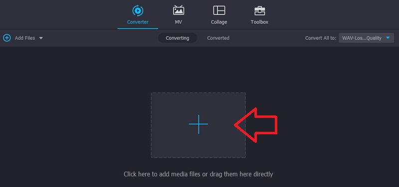 Vidmore VC Sprachnotiz hochladen