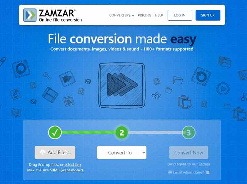 Zamzar: OGG in AIFF umwandeln