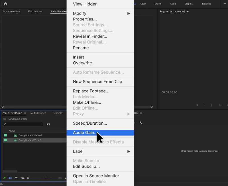 Audio lauter machen Premiere