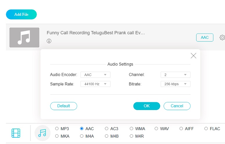 Online-Einstellungen in Vidmore aufrufen