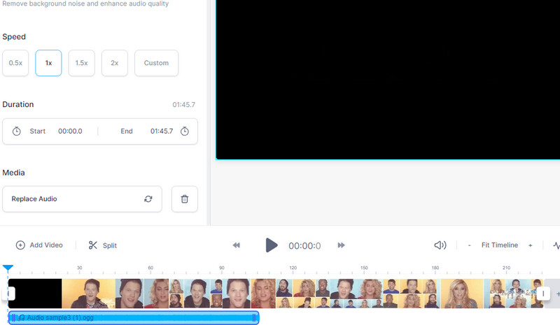 Veed Audio zu MP4 hinzufügen
