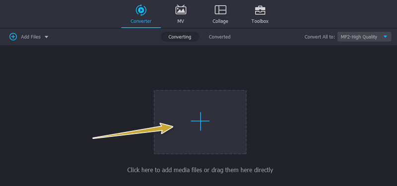 Vidmore M4A-Dateien hinzufügen