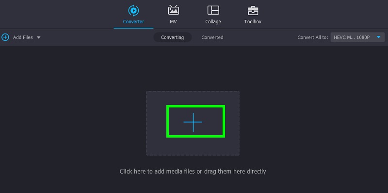 Vidmore MP3‑Datei hinzufügen