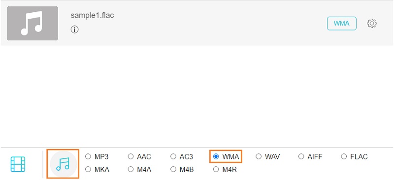 Vidmore Free Ausgabeformat auswählen