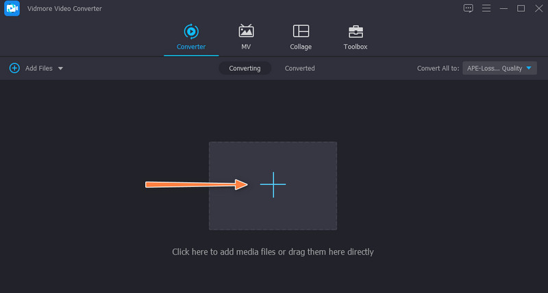 Vidmore Video-Datei laden