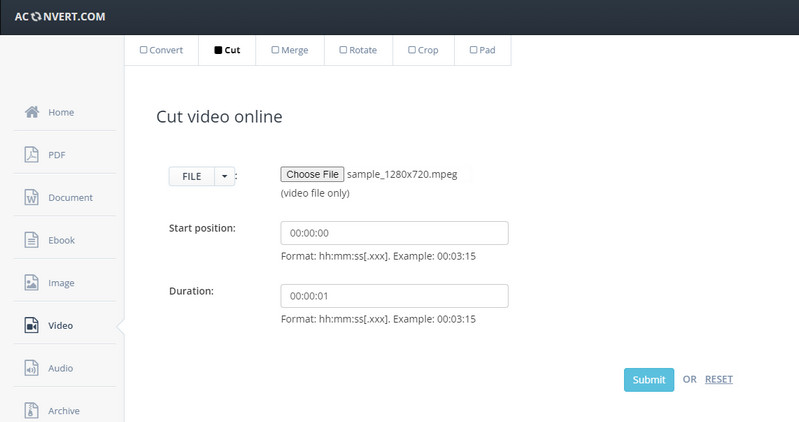 Aconvert Schneide-Oberfläche