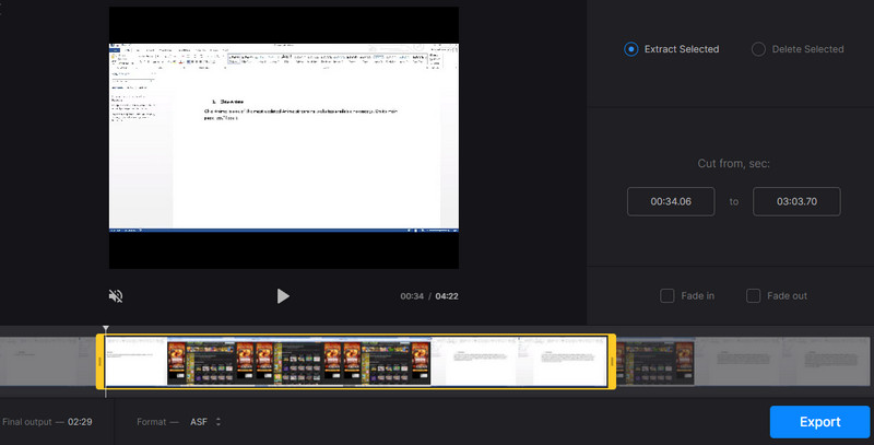 Clideo WMV-Video schneiden