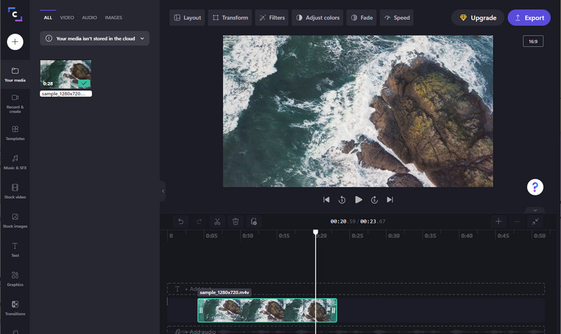 Mit Clipchamp geschnittenes Video