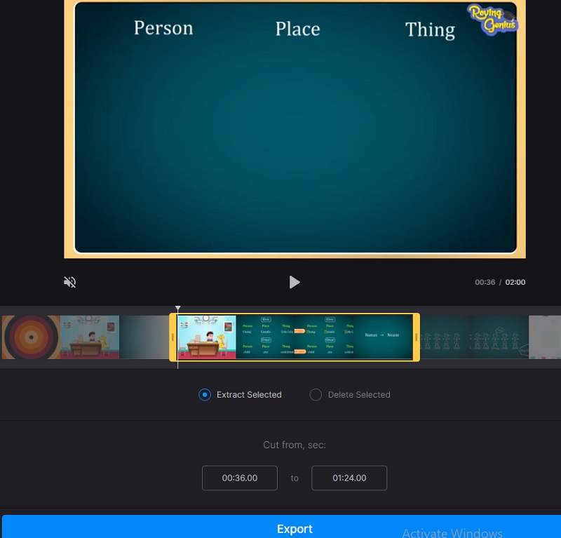 Video online schneiden Clideo