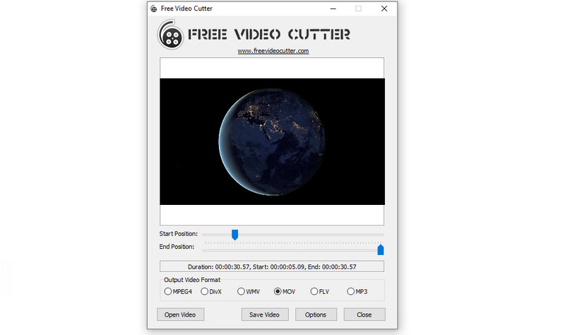 Free Video Cutter MOV schneiden