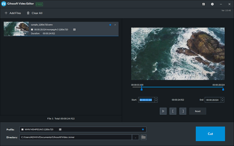 GIHOSOFT Editor-Oberfläche