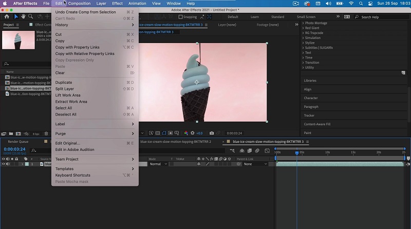 Wie man Video in After Effects schneidet